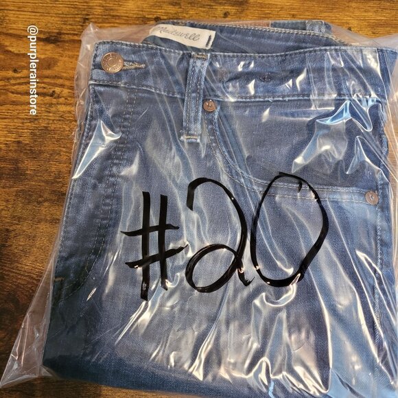 Madewell Jeans Size 28 Skinny Curvy High Rise Tummy Control Hayes Wash K4312 - Picture 13 of 13